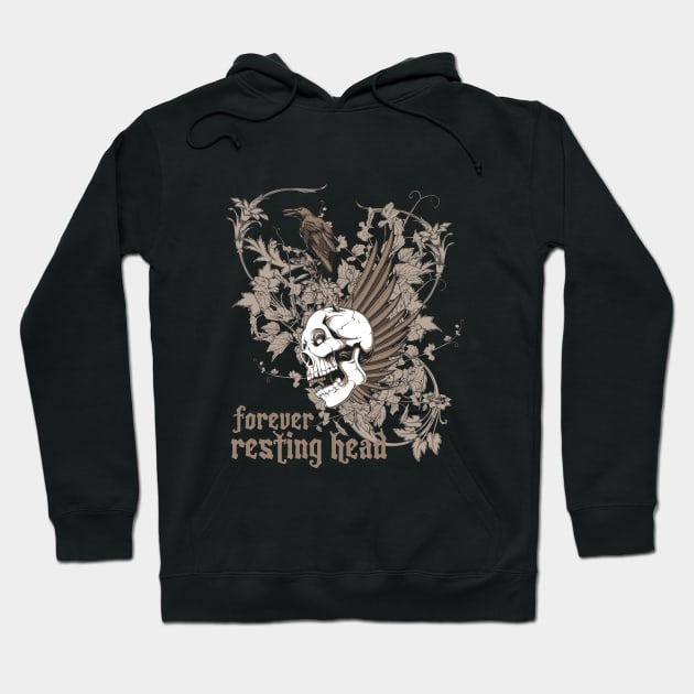 Skull Wing T-shirt Design Hoodie by Drawingmaster